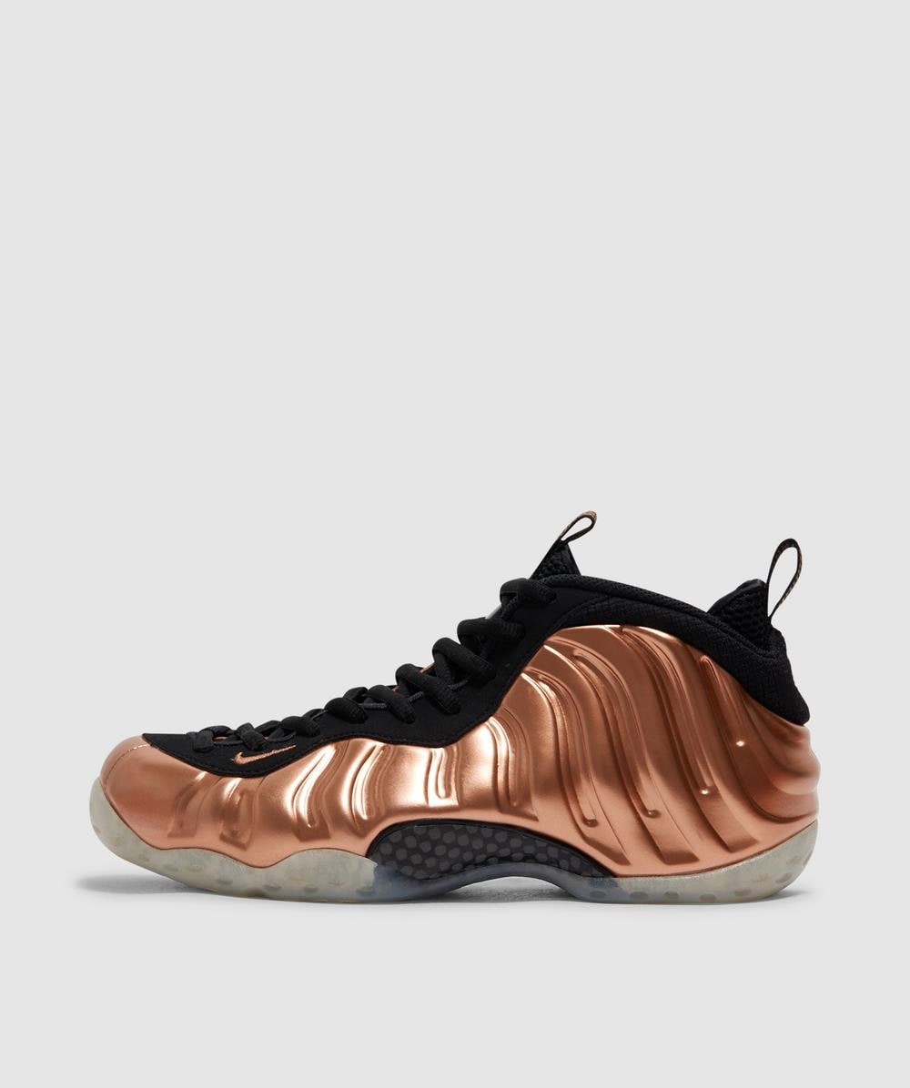 Nike Air Foamposite One Sneaker (Black/Metallic Copper-Off Noir - 8) - Size 8 - Men's, Unisex