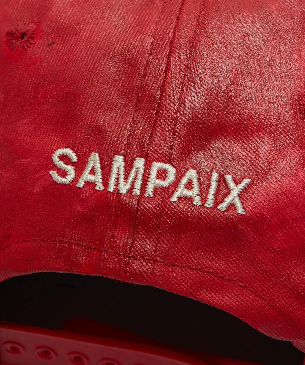Sampaix Four thread crown cap | BURNT RED | SEVENSTORE