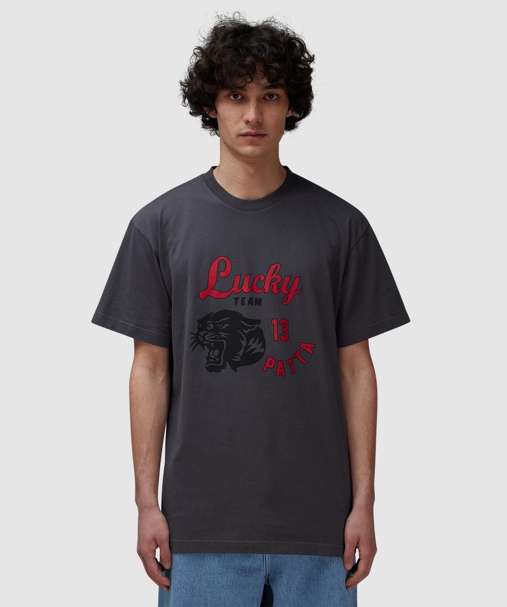 Patta Lucky Team T-shirt In Forged Iron