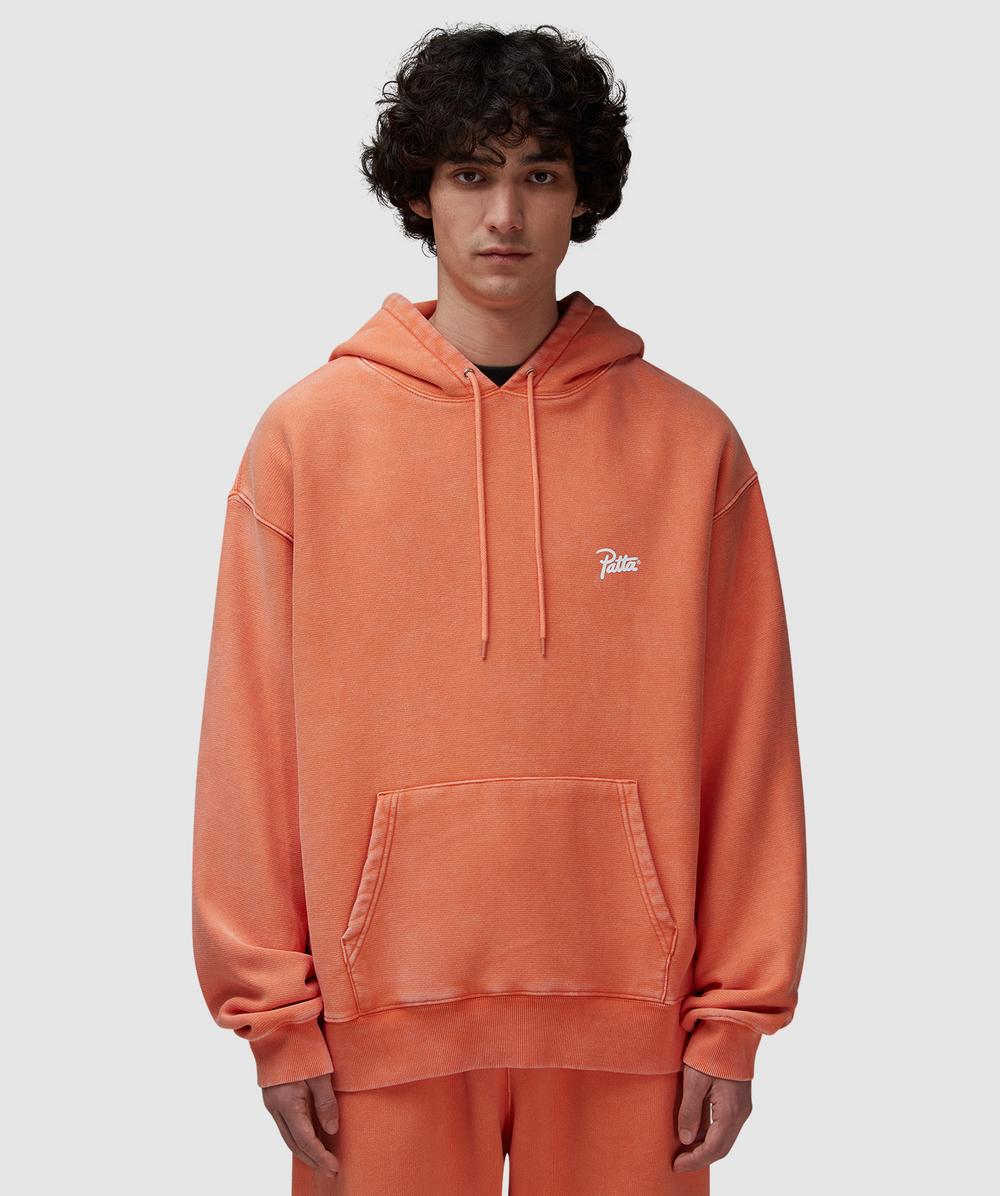 Patta Classic Washed Hoodie In Melon
