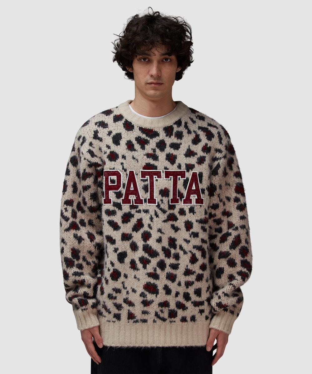 Patta Brushed Knitted Sweater In Multi