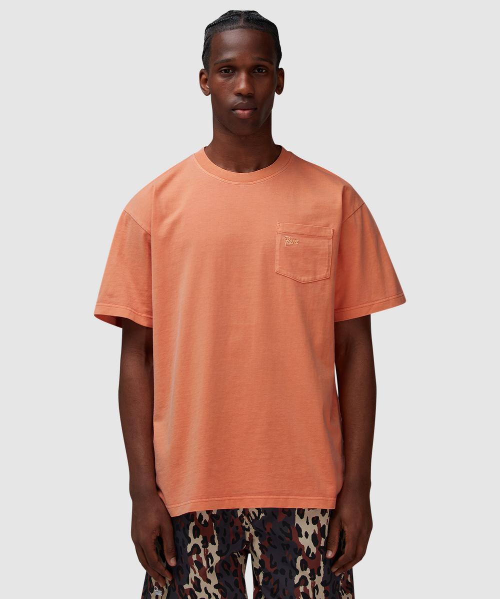 Patta Basic Washed Pocket T-shirt In Melon