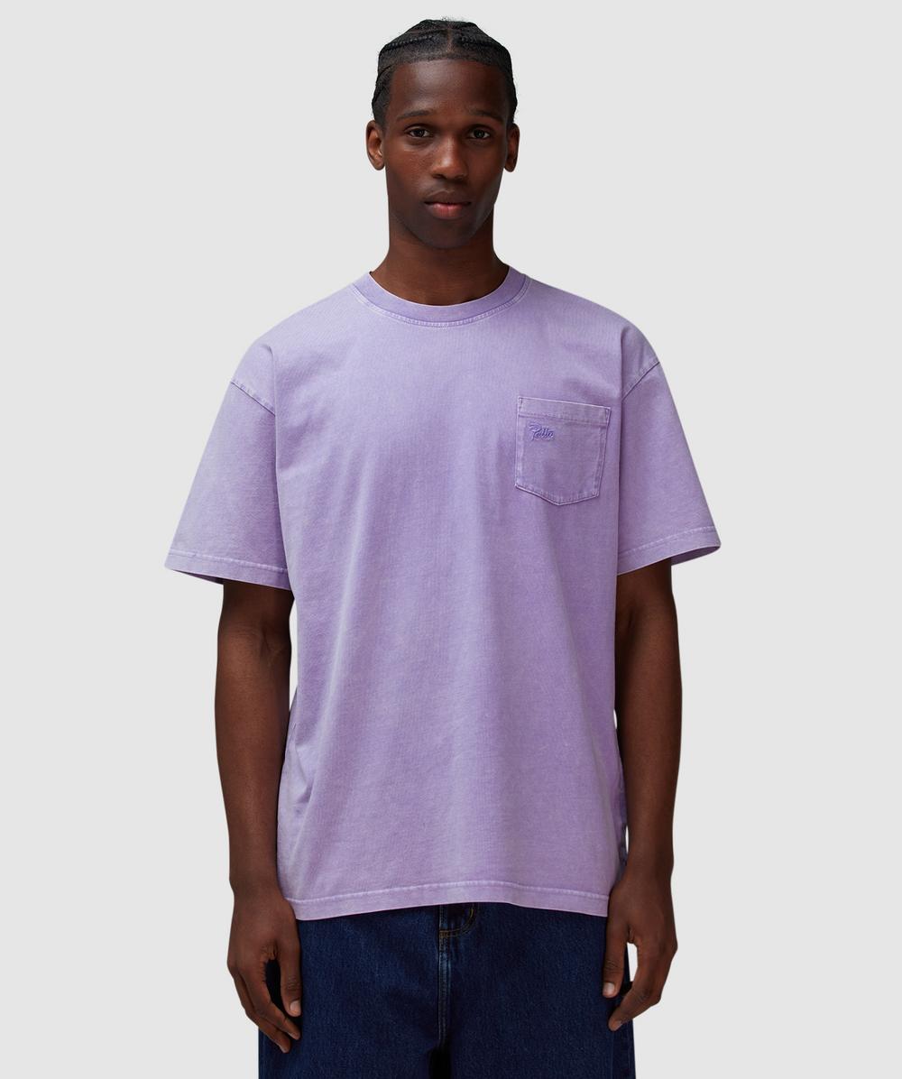 Patta Basic Washed Pocket T-shirt In Paisley Purple