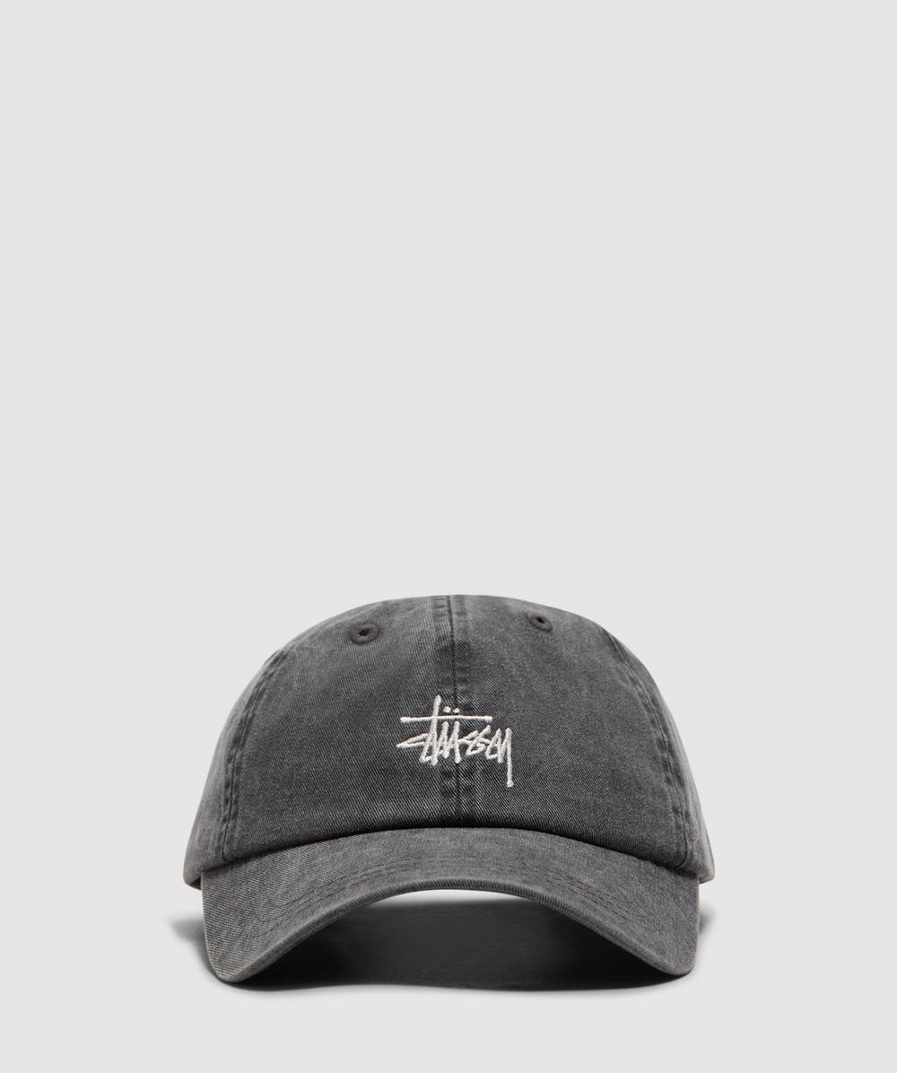 Stüssy Basic washed low pro cap | CHARCOAL | SEVENSTORE