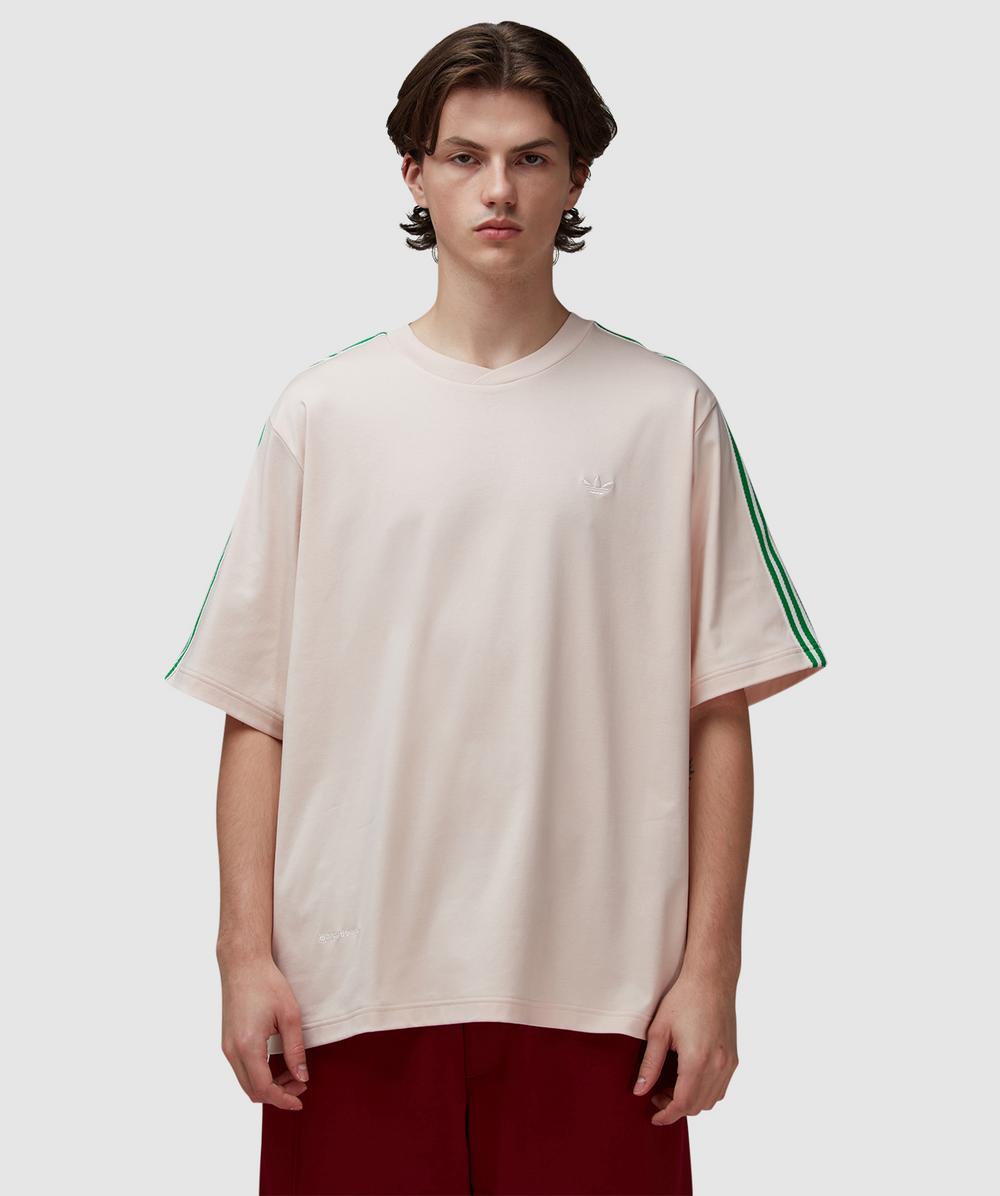 adidas Originals by Wales Bonner Detailed Crewneck T-Shirt (Wonder Quartz - M) - Size M, Unisex