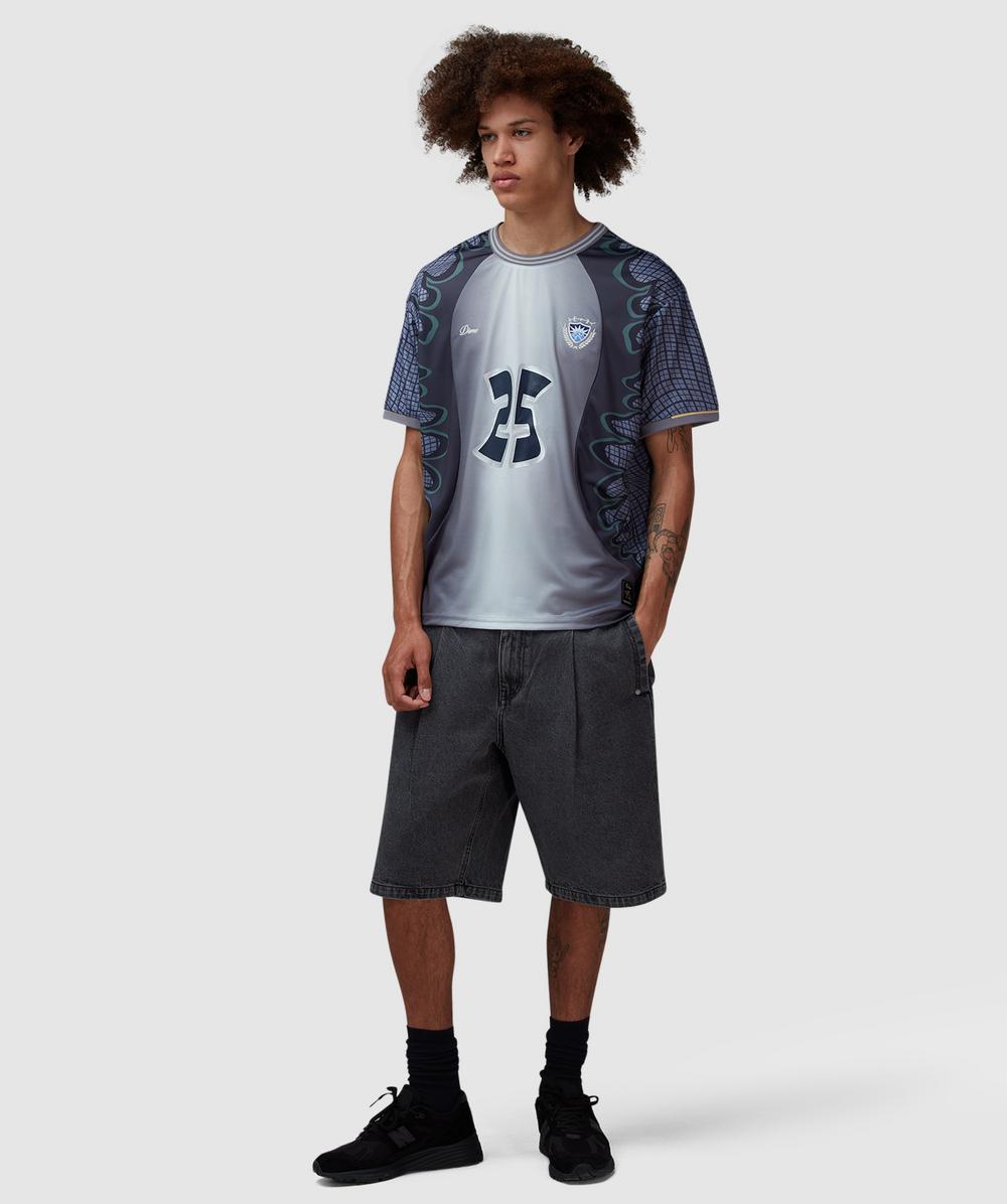 Dime Holy flame jersey t-shirt | SILVER FIRE | SEVENSTORE