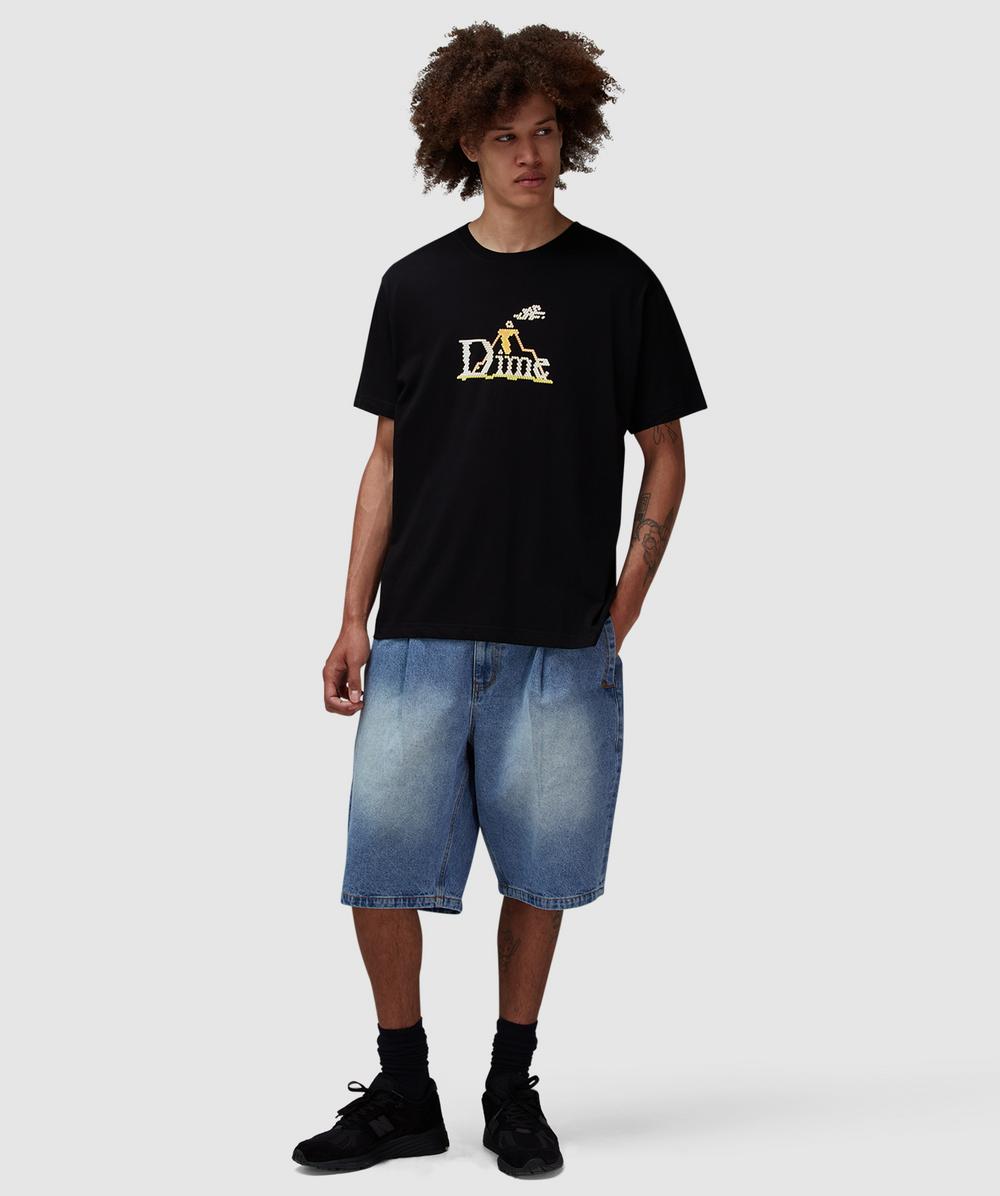 【DIME】Classic Duo T-Shirt / Black T-shirts Dime Classic Duo T-Shirt UNISEX Black | Footshop