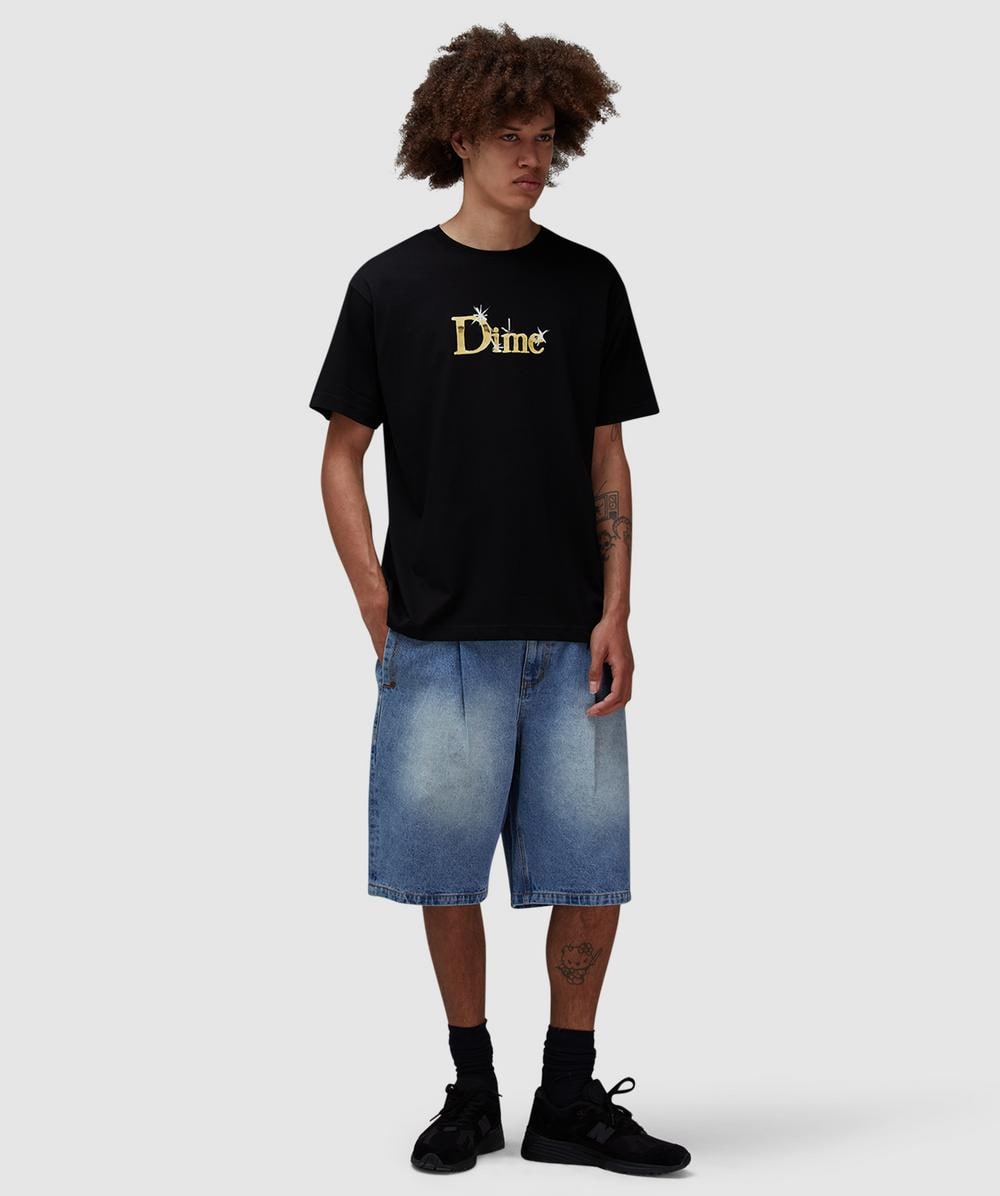 【DIME】 Classic Shiny T-Shirt / Black Dime Shiny t-shirt | BLACK | SEVENSTORE