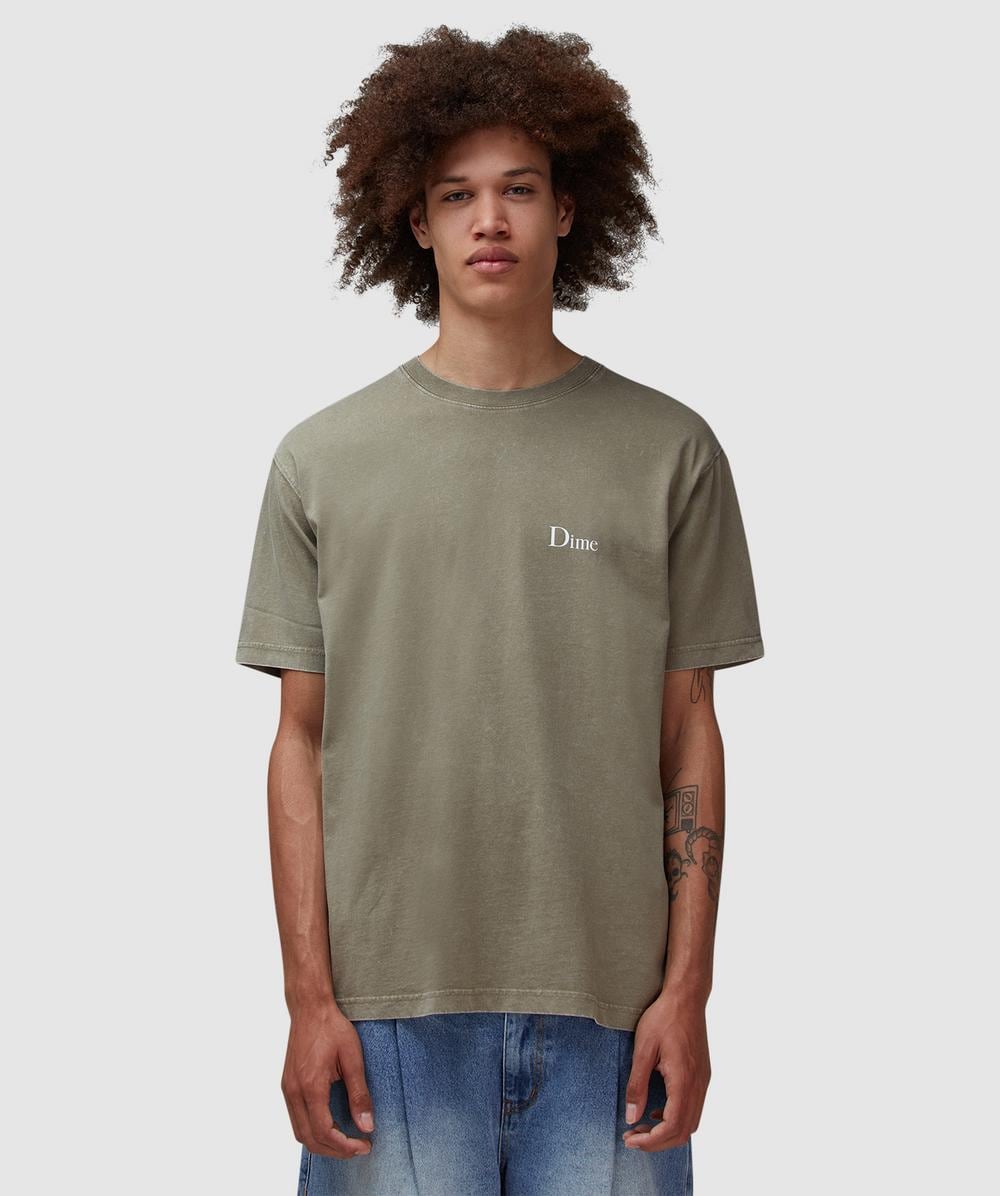 【DIME】 Classic Small Logo T-shirt : Light Jade DIME CLASSIC SMALL LOGO T-SHIRT - LIGHT JADE – LOCUS