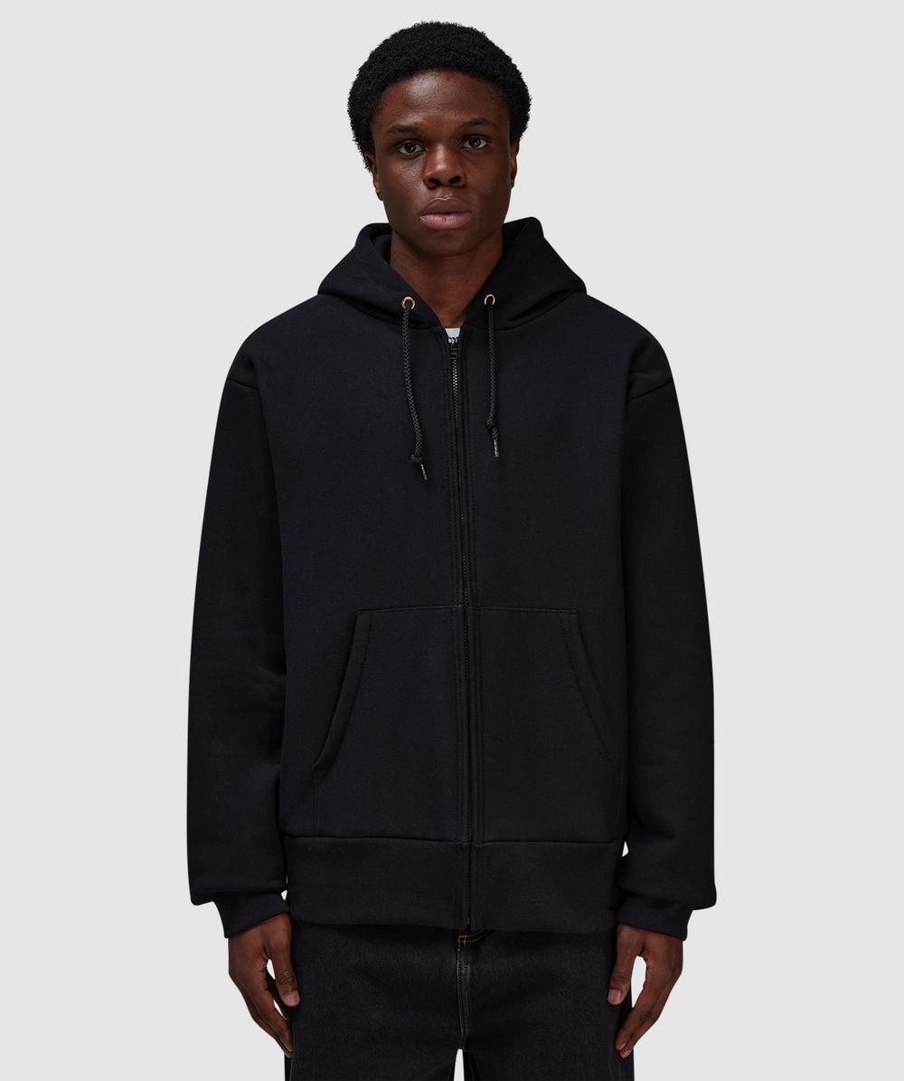 Camber USA 231 12Oz Zip Hoodie (Black - L) - Size L, Male