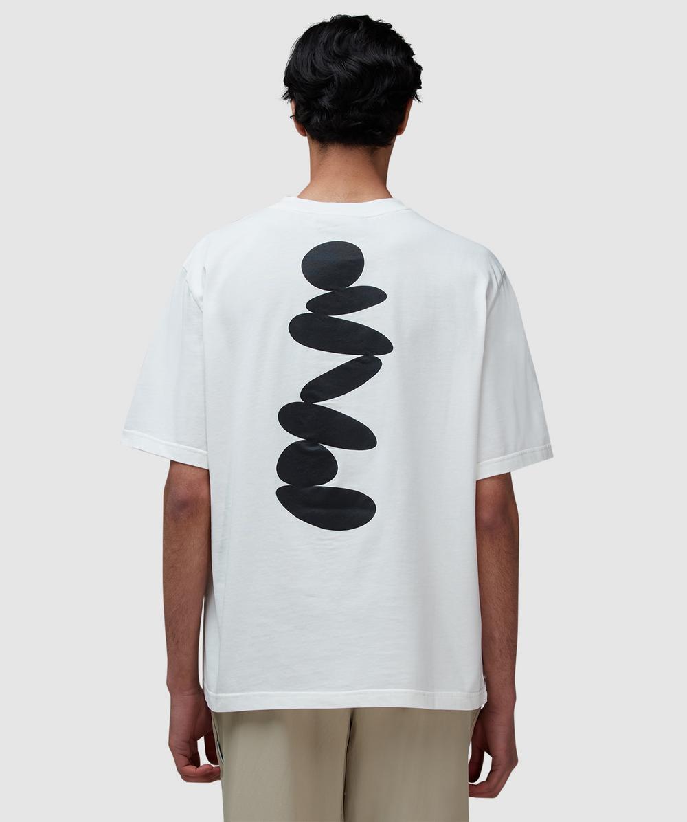 Purple Mountain Observatory Boulders T-Shirt (White - S) - Size S, Unisex