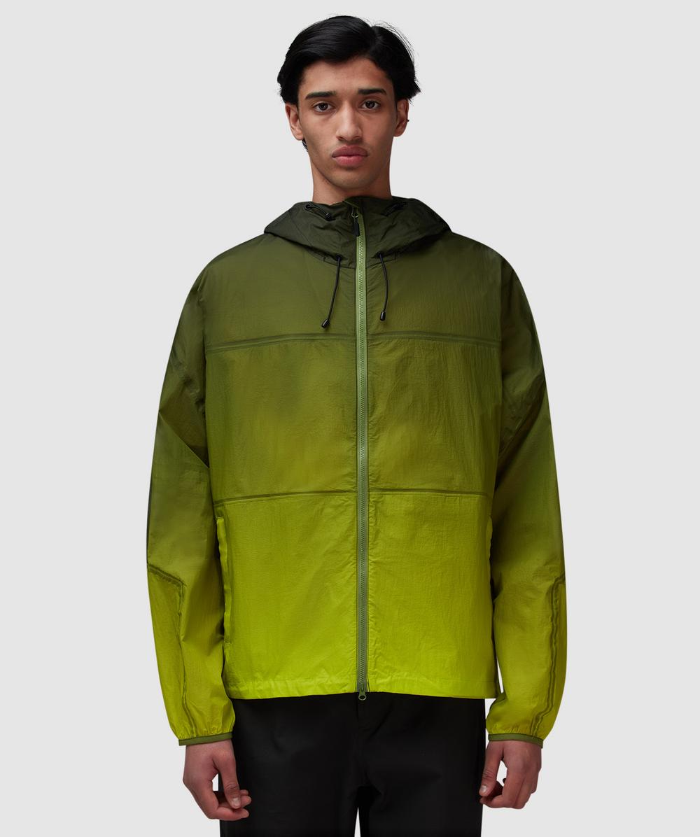 Purple Mountain Observatory Breeze Jacket (Lime/Black - M) - Size M, Male