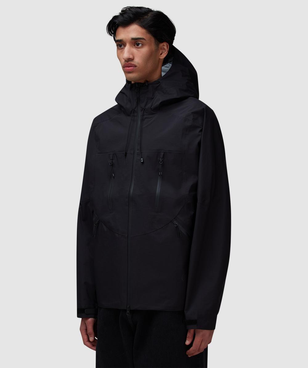 Purple Mountain Observatory 3 layer summer shell jacket | BLACK