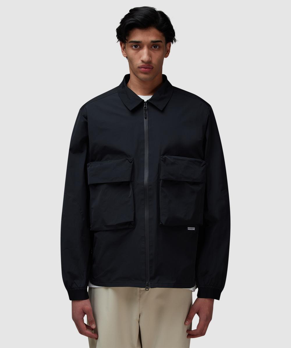 Purple Mountain Observatory Climate Overshirt Jacket (Black - S) - Size S, Male