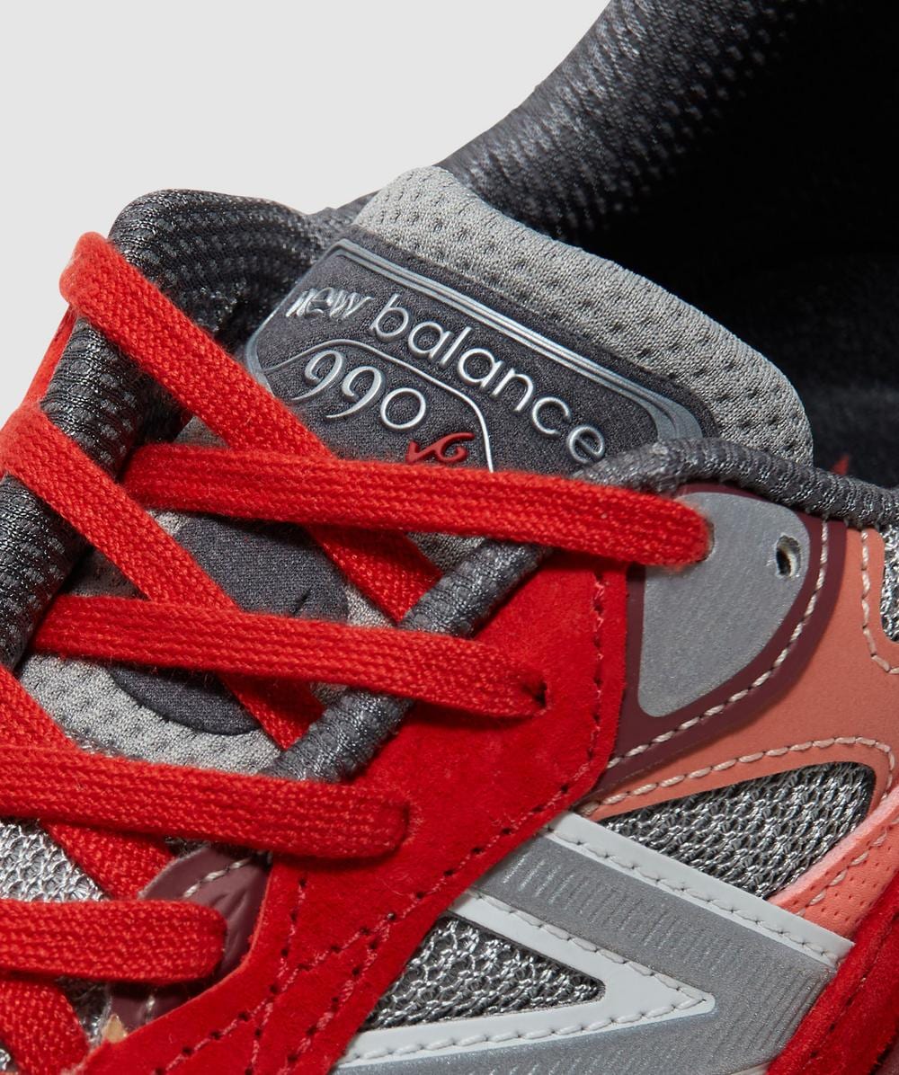 New Balance MIUS 990v6 sneaker | RED/GREY | SEVENSTORE