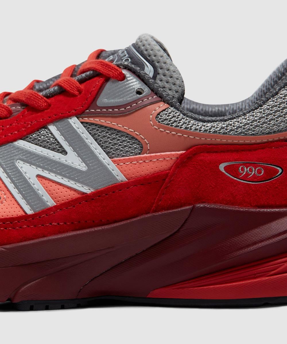New Balance MIUS 990v6 sneaker | RED/GREY | SEVENSTORE