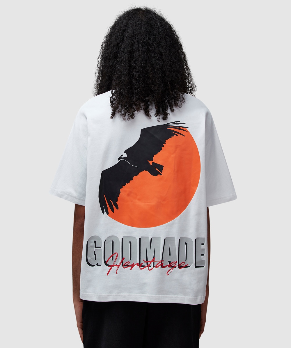 GODMADE CLO Heritage T-Shirt (White - M) - Size M, Unisex