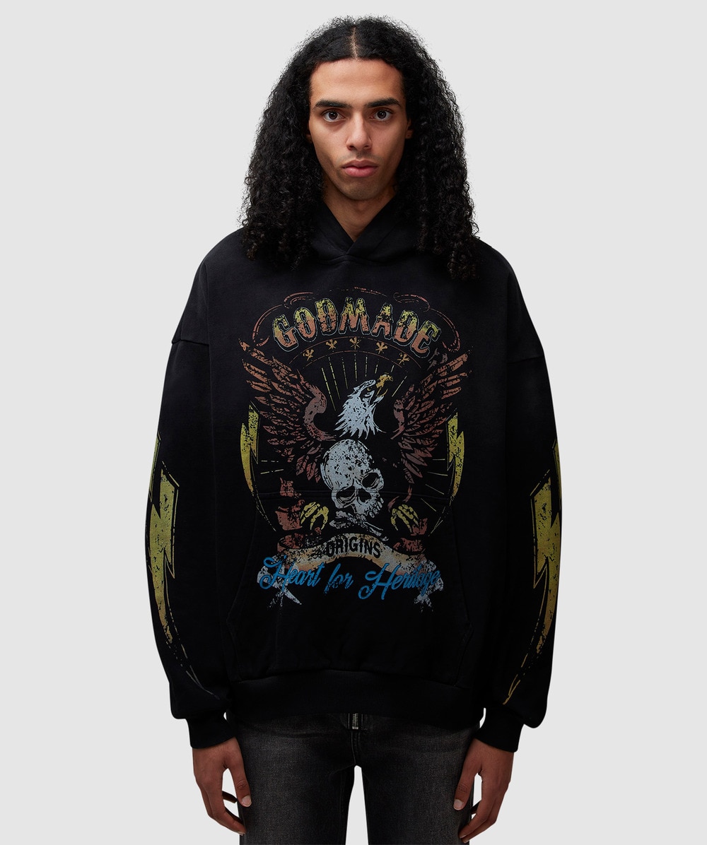 GODMADE CLO Origins Hoodie (Black - M) - Size M, Male