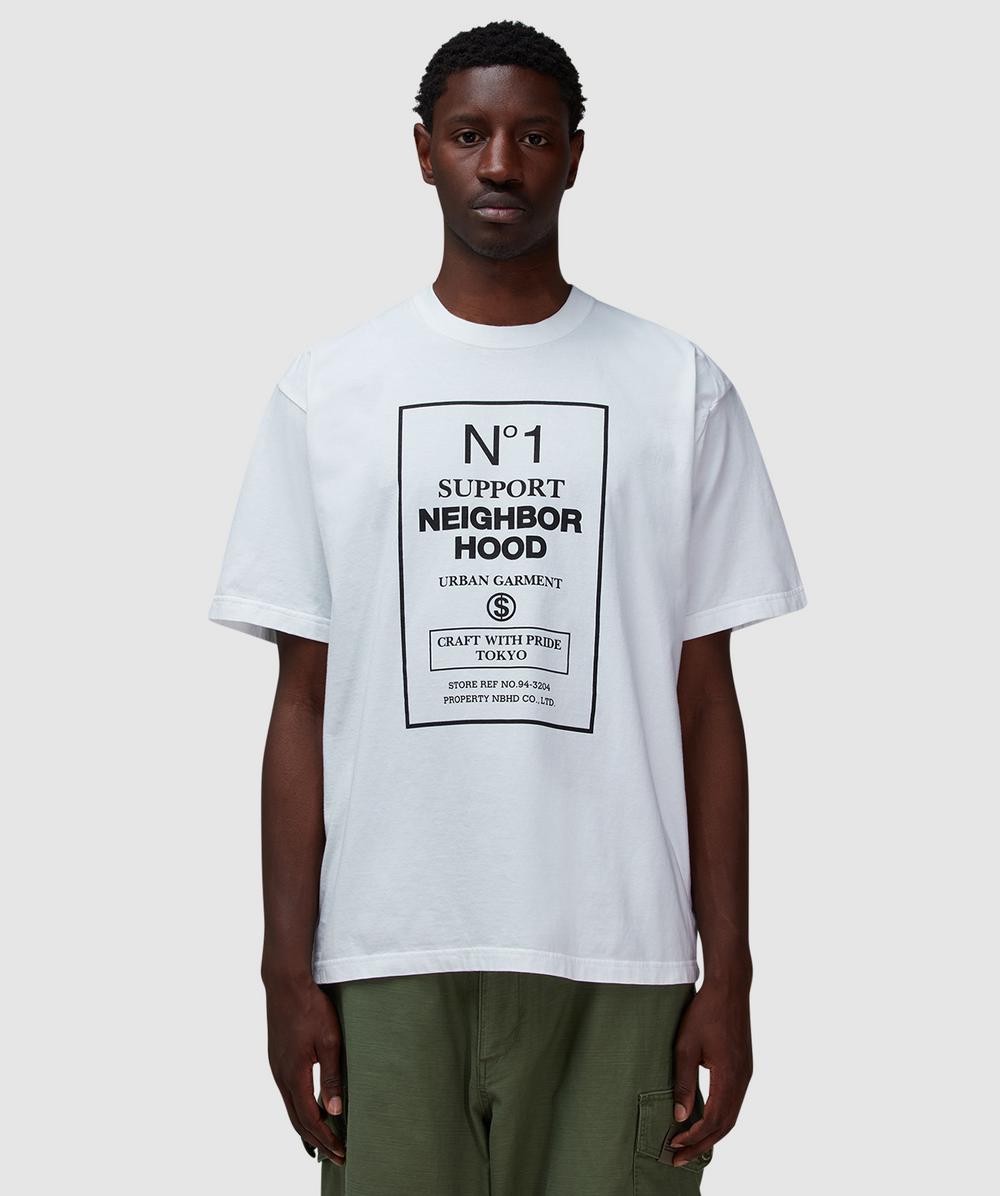 Neighborhood NH ss-15 t-shirt | WHITE | SEVENSTORE