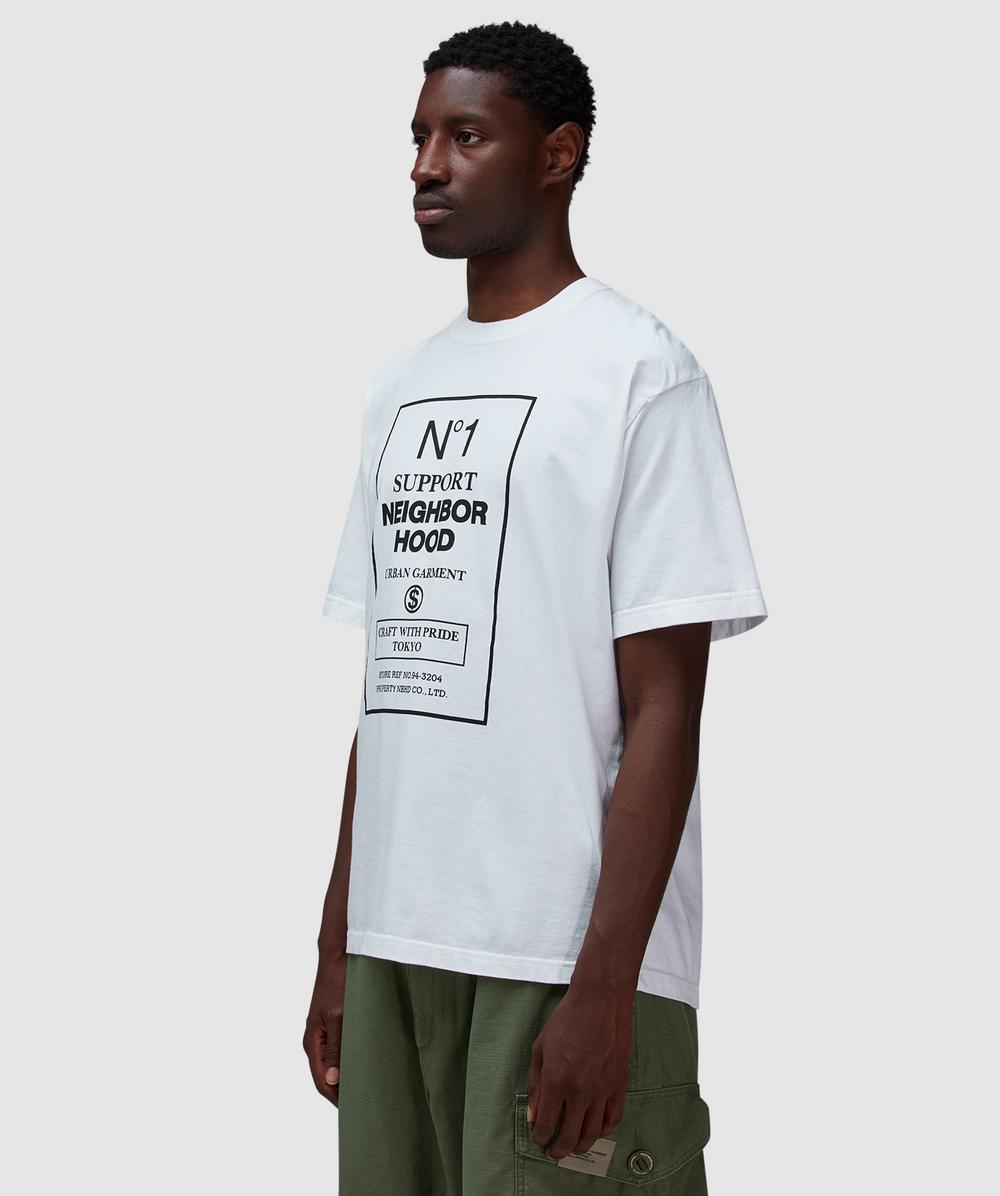 Neighborhood NH ss-15 t-shirt | WHITE | SEVENSTORE