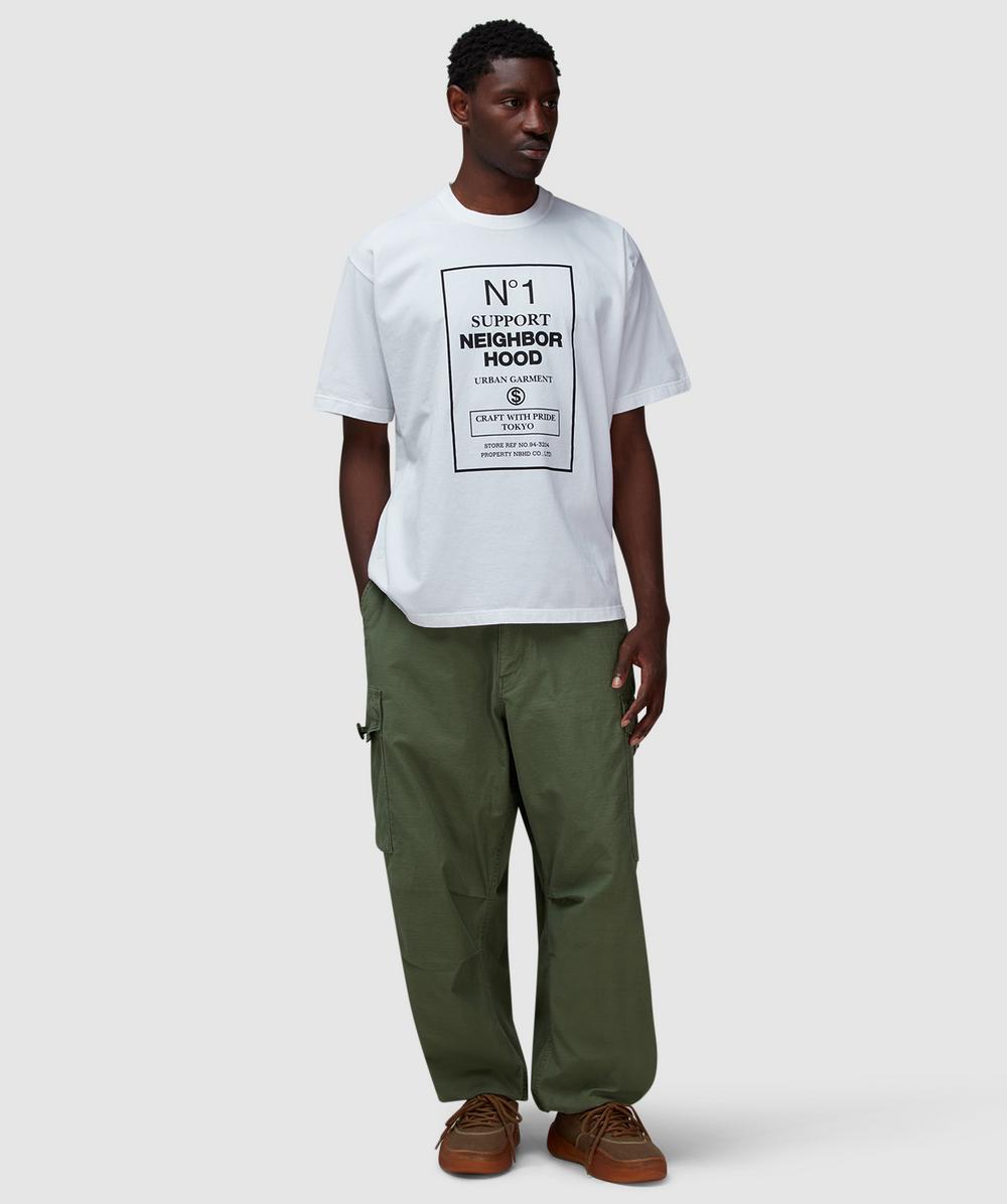 Neighborhood NH ss-15 t-shirt | WHITE | SEVENSTORE