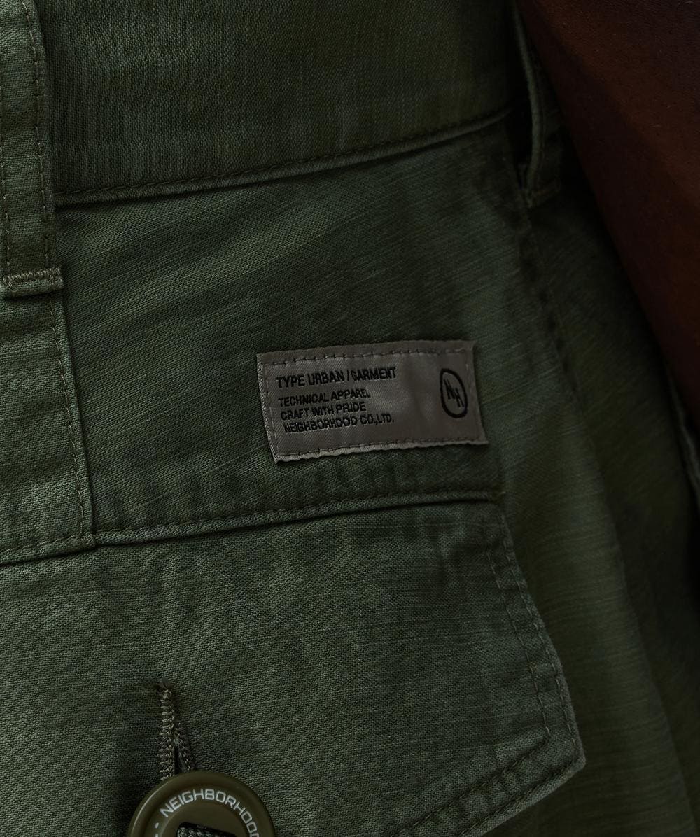 Neighborhood Wide cargo pant | OLIVE DRAB | SEVENSTORE