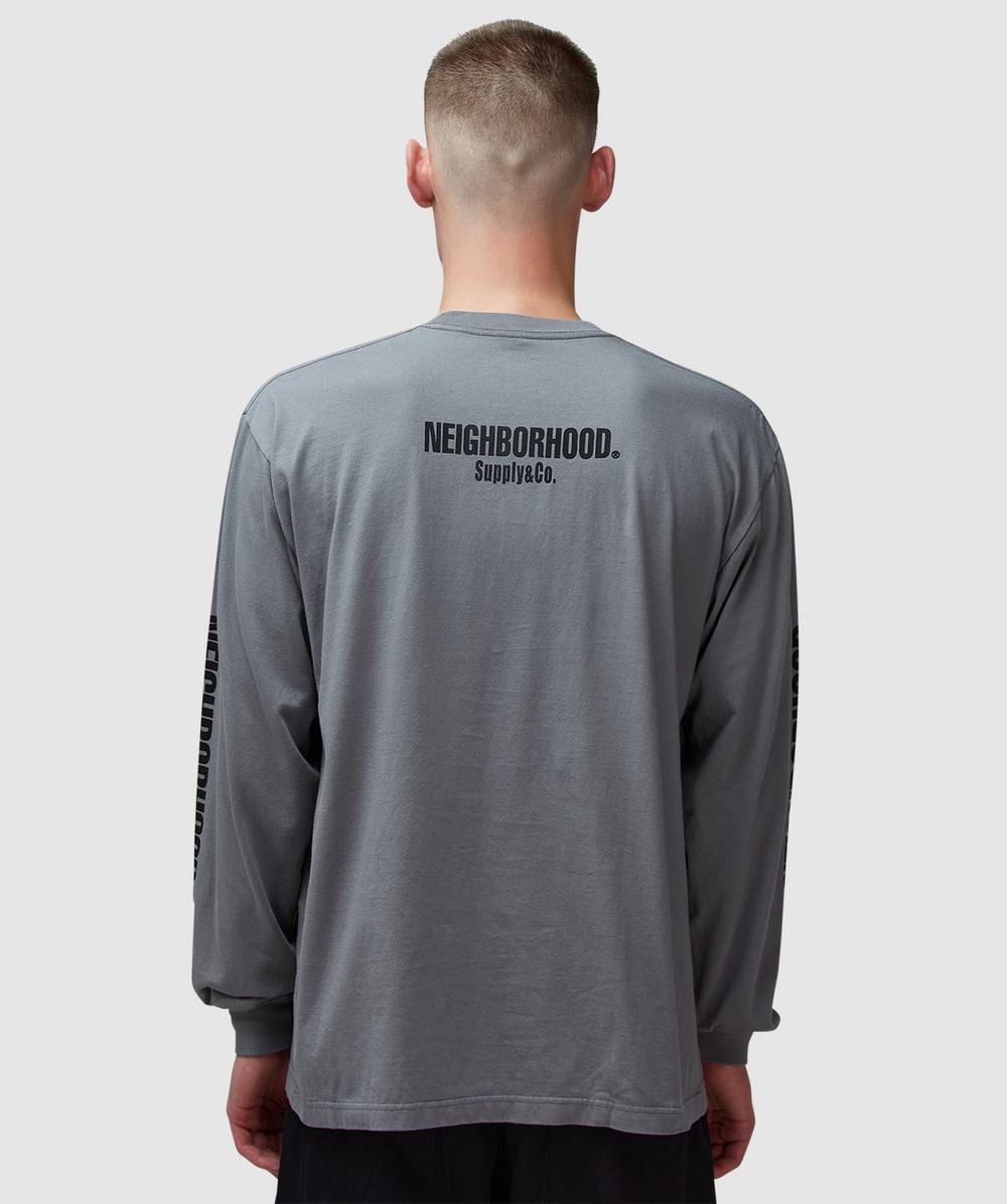 【NEIGHBORHOOD】/A⑳090/NEIGHBORHOOD ろんT Neighborhood NH ls-1 t-shirt | GREY | SEVENSTORE