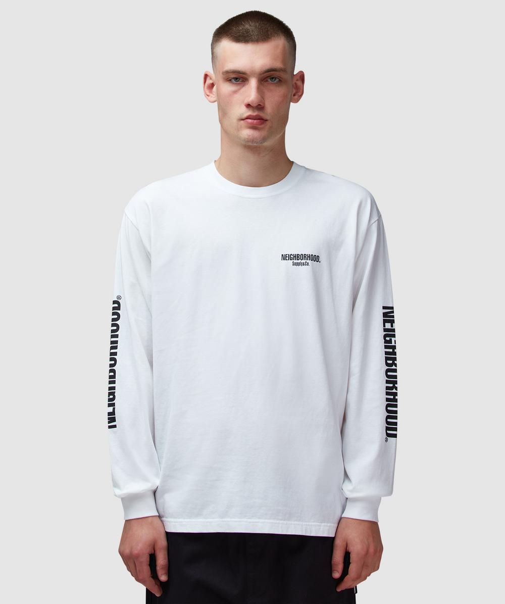 Neighborhood Nh Ls-1 T-Shirt (White - S) - Size S, Male