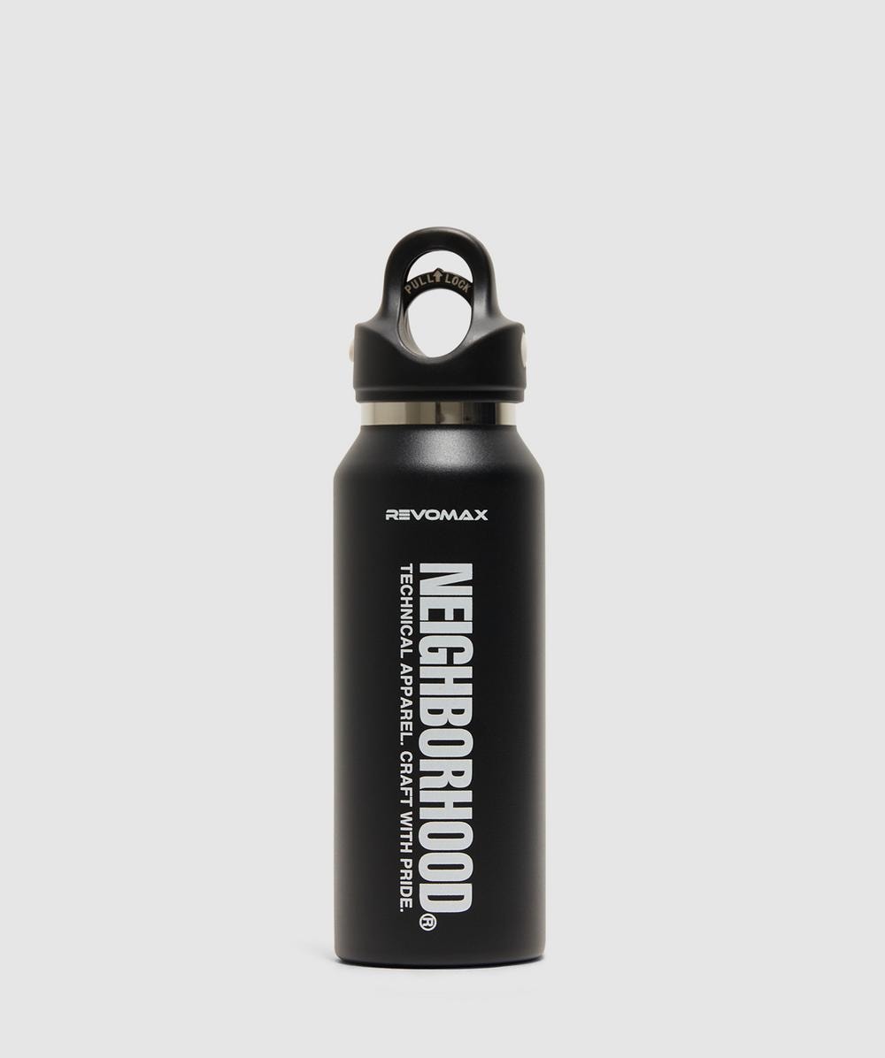 入園入学祝い insulated vacuum Revomax X Neighborhood bottle BLACK | 12oz 小物