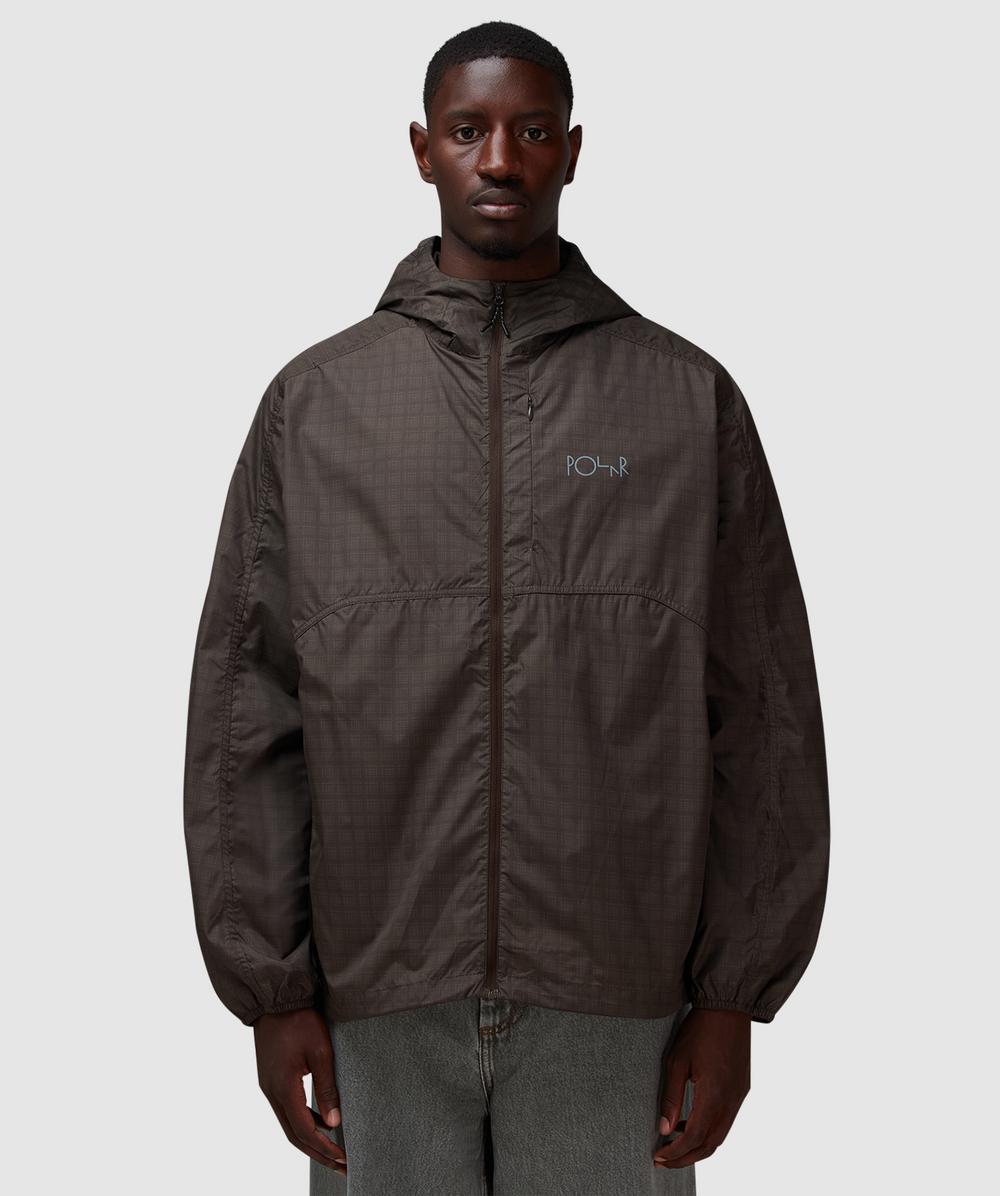 Polar Skate Co Chase Shell Jacket In Brown