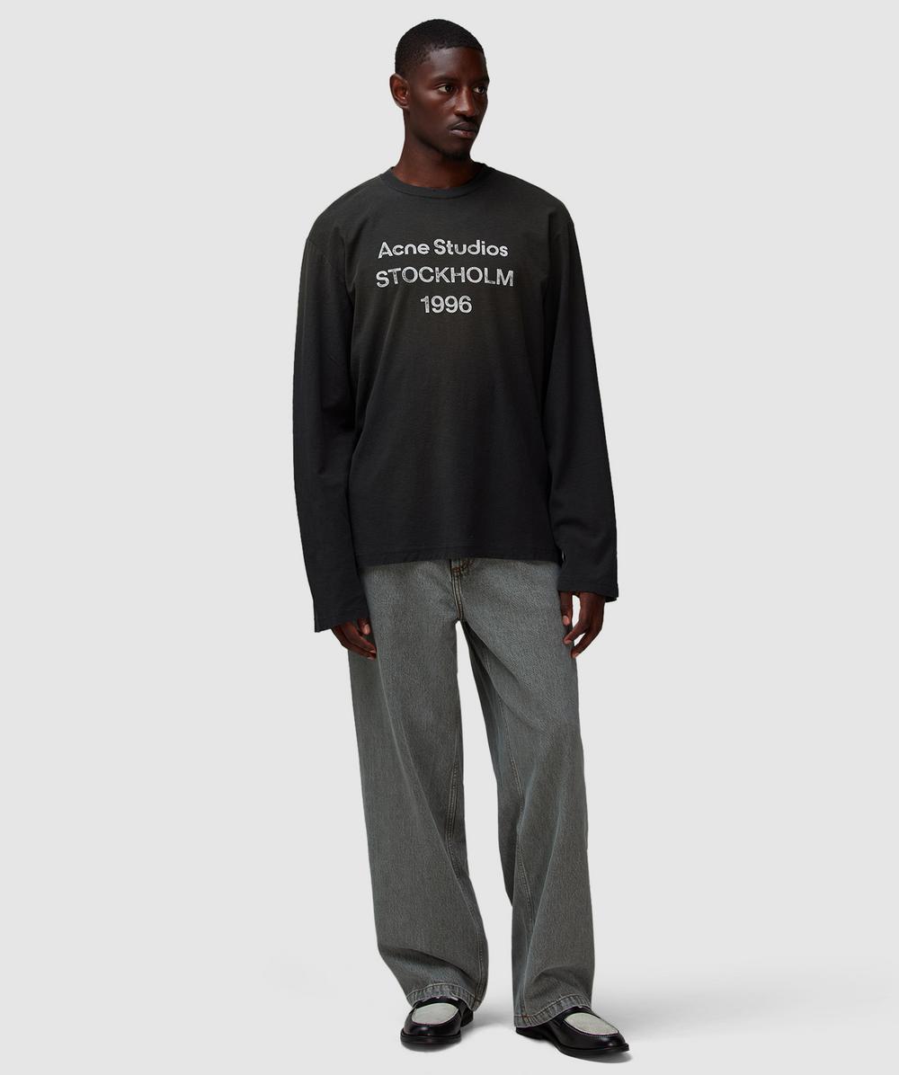Acne studios 1996 long sleeve t-shirt 長袖 Buy Acne Studios men logo 1996 long sleeve t-shirt for $410