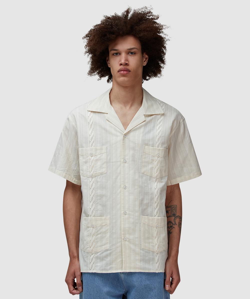 Drôle de Monsieur Cubaine Shirt (Ecru - S) - Size S, Male