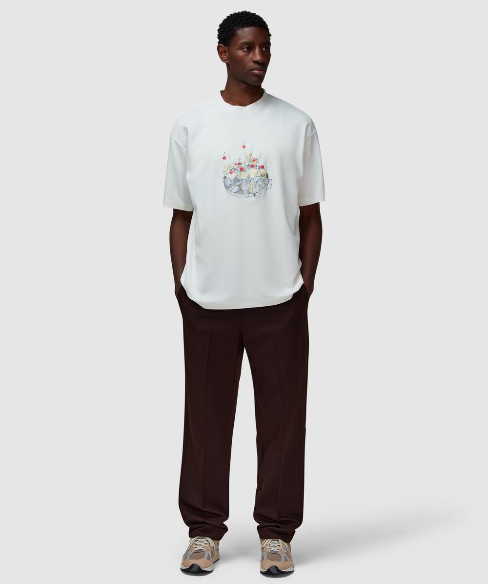 Tシャツ・カットソー DROLE DE MONSIEUR Men T Shirts G TS246 CO002 OFFWH WHITE DROLE DE MONSIEUR TS246 Man White T-shirts and Polos - Zuklat