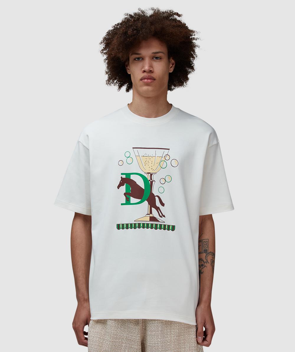 Drôle De Monsieur Polo T-shirt In White