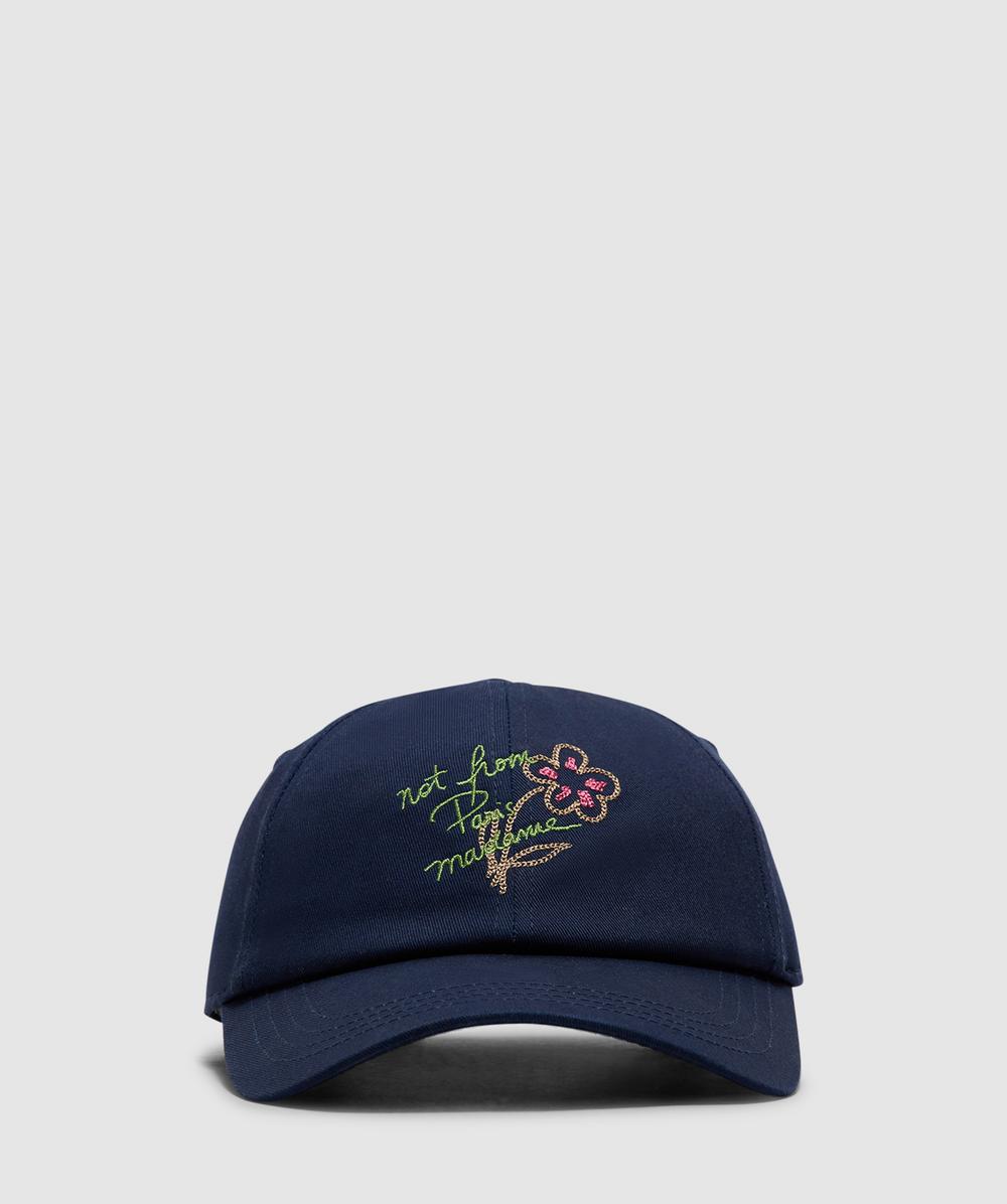 Drôle De Monsieur Drole De Monsieur La Casquette Slogan Esquisse In Navy