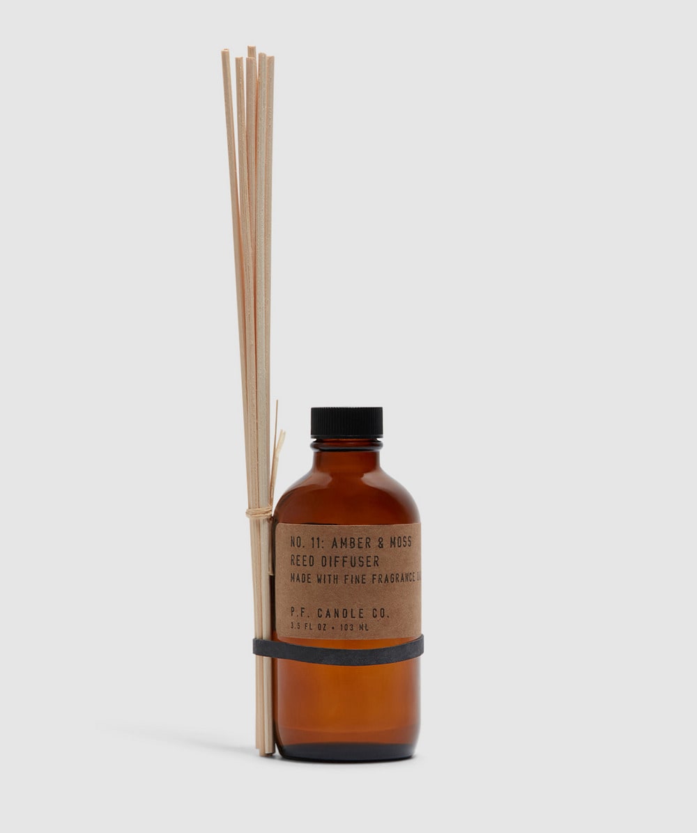 P.F. Candle Co No.11 Amber & Moss Reed Diffuser 3.5Oz (Brown - One Size) - Size Clothing & Accessories > Clothing Accessories, Unisex