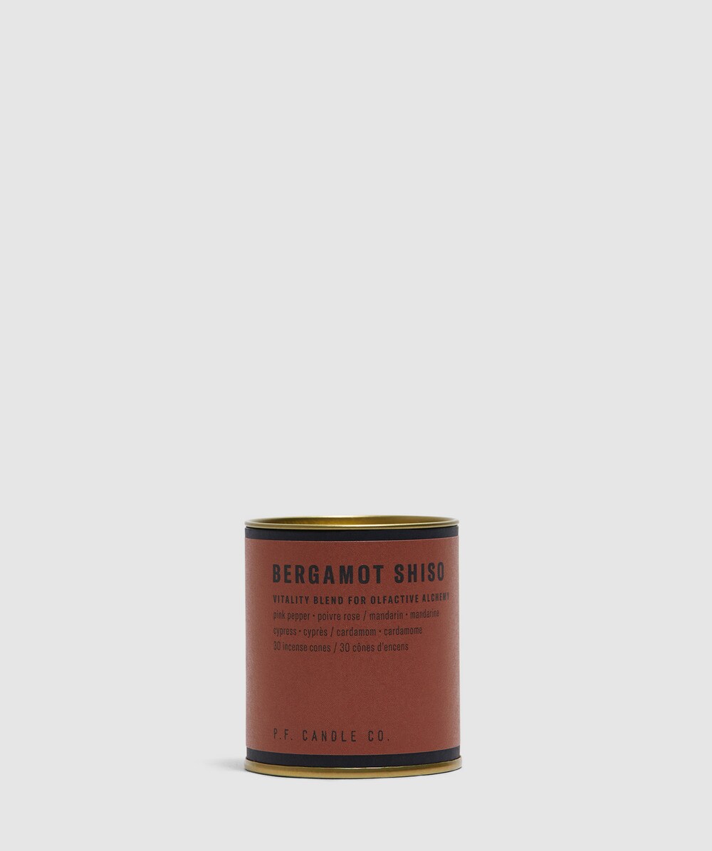 P.F. Candle Co Bergamot Shiso Incense Cones (Brown - One Size) - Size ONE SIZE, Unisex
