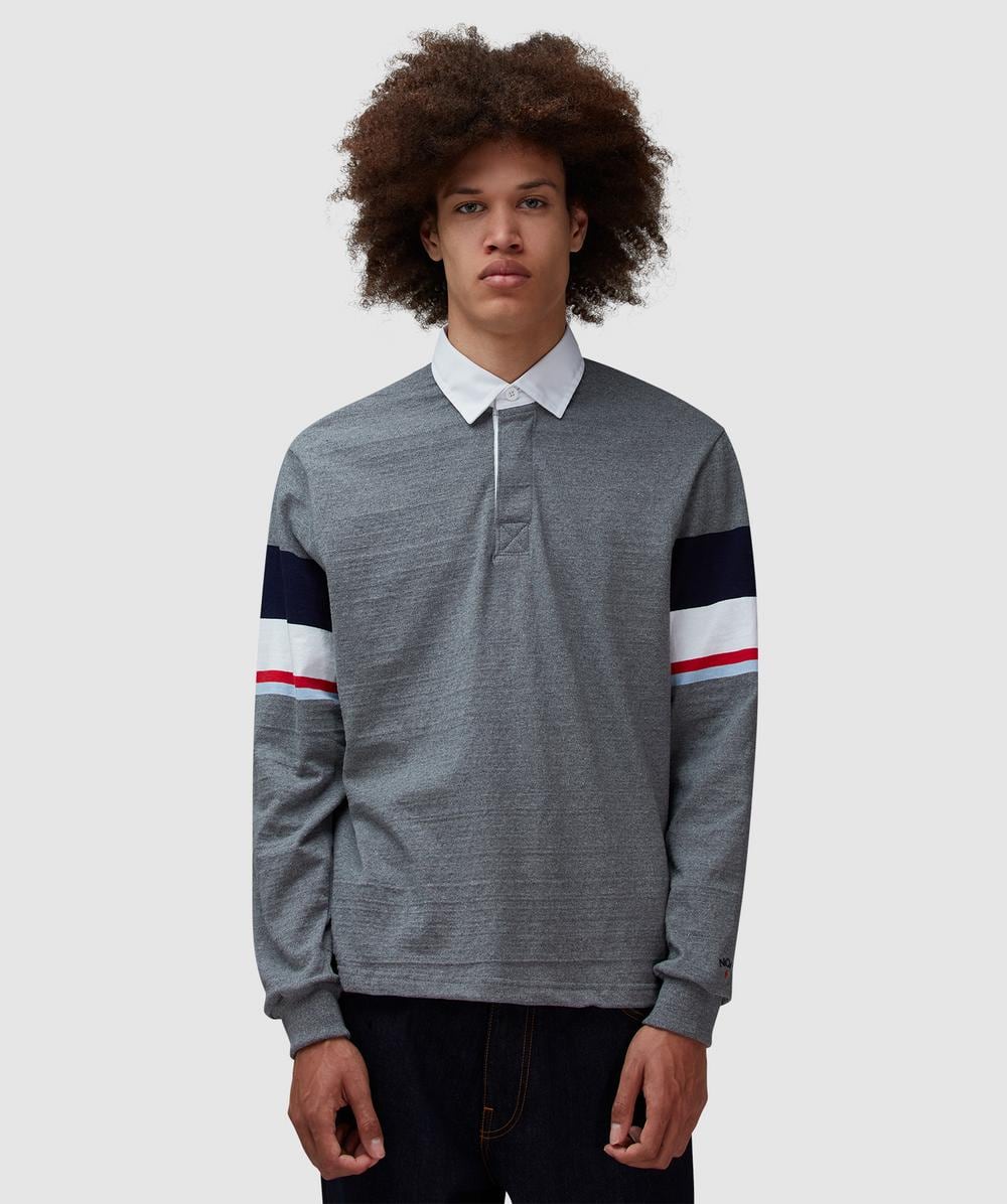 Noah Classic Rugby Sweatshirt (Oxford - S) - Size S, Male