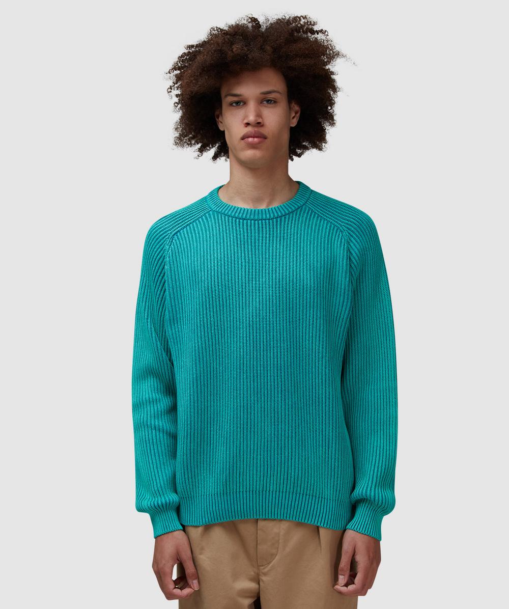Noah Summer Shaker Sweater (Turquoise - M) - Size Clothing & Accessories > Clothing > Shirts & Tops, Male