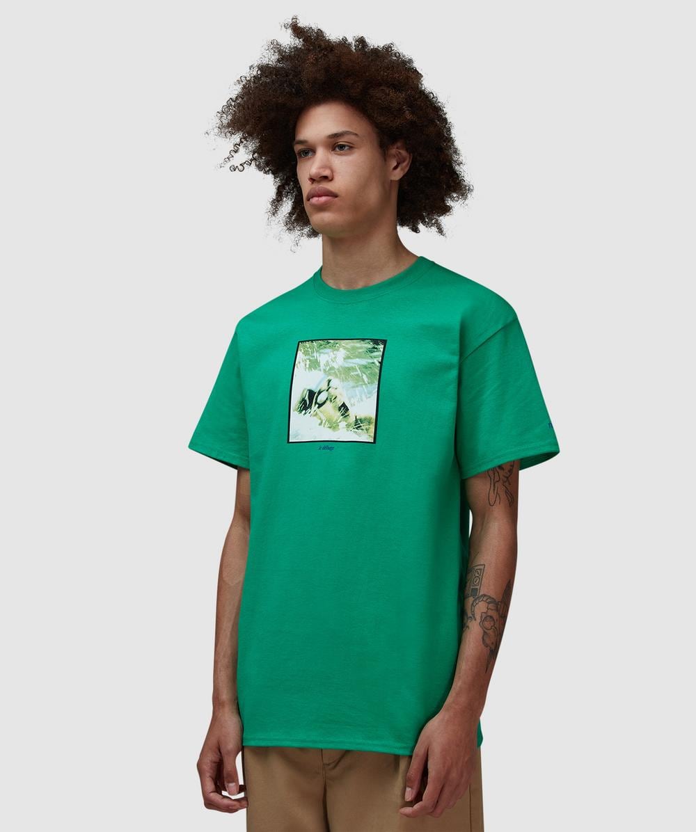 【NOAH】 LE DELUGE TEE ★ NAVY & GREEN Noah Le déluge t-shirt | KELLY GREEN | SEVENSTORE