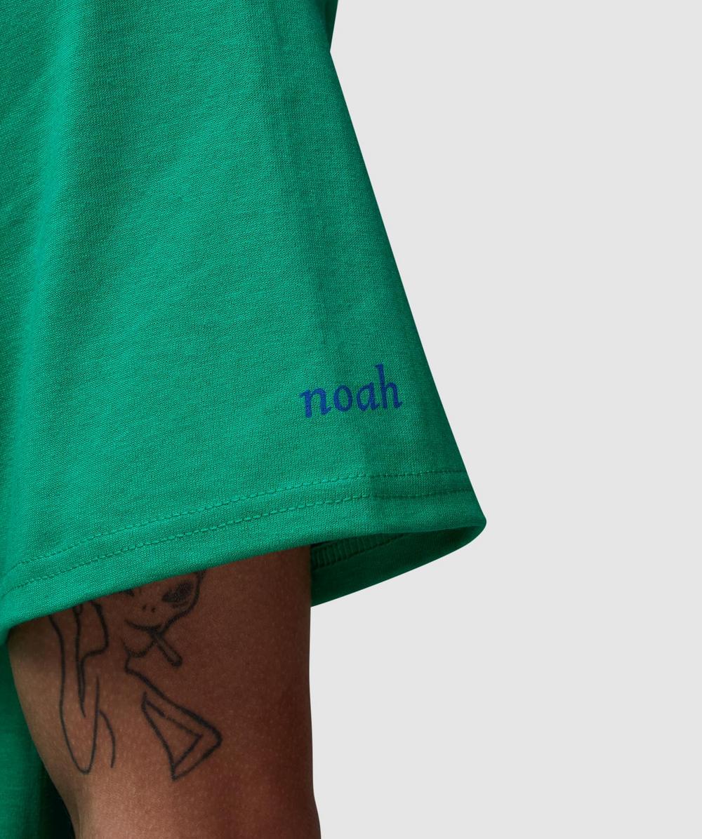 【NOAH】 LE DELUGE TEE ★ NAVY & GREEN Noah Le déluge t-shirt | KELLY GREEN | SEVENSTORE