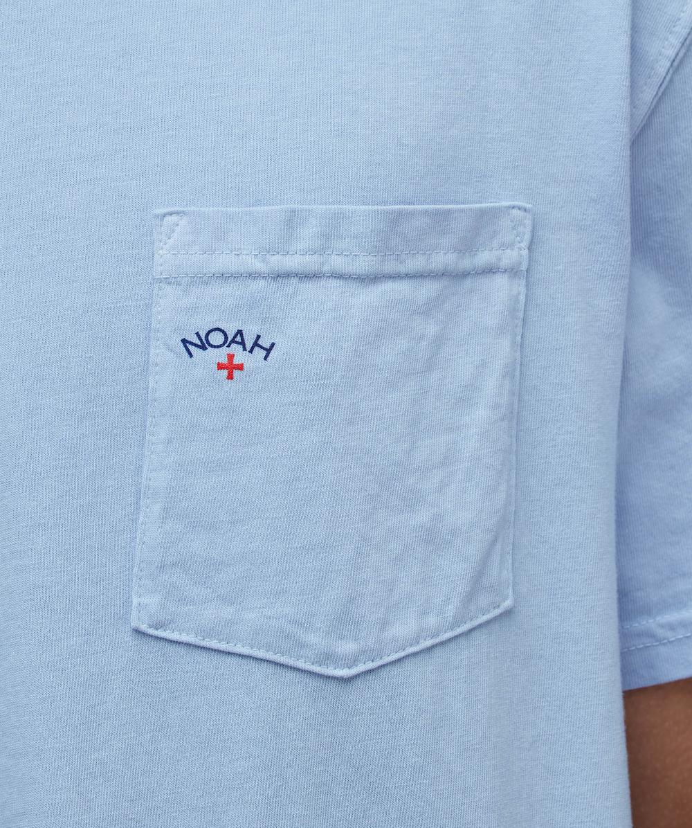 Noah Core logo pocket t-shirt | SKY BLUE | SEVENSTORE