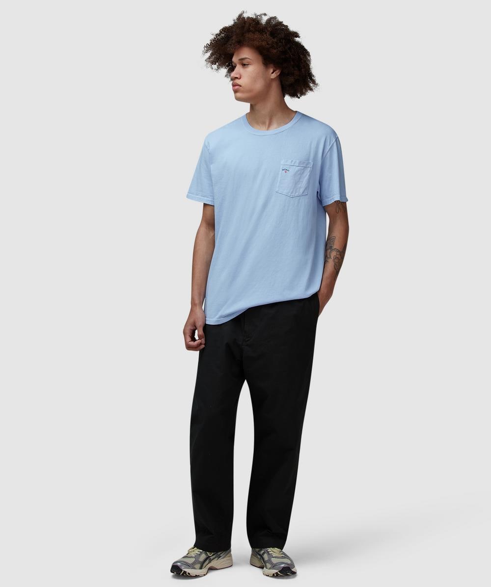 Noah Core logo pocket t-shirt | SKY BLUE | SEVENSTORE