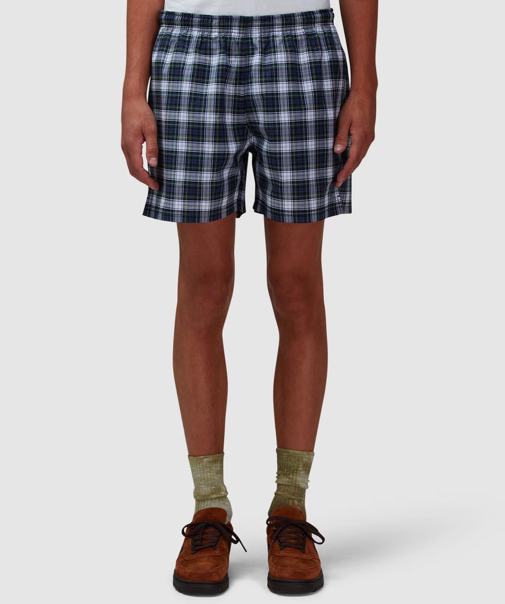 Noah Cotton Tartan Valley Shirt In Black