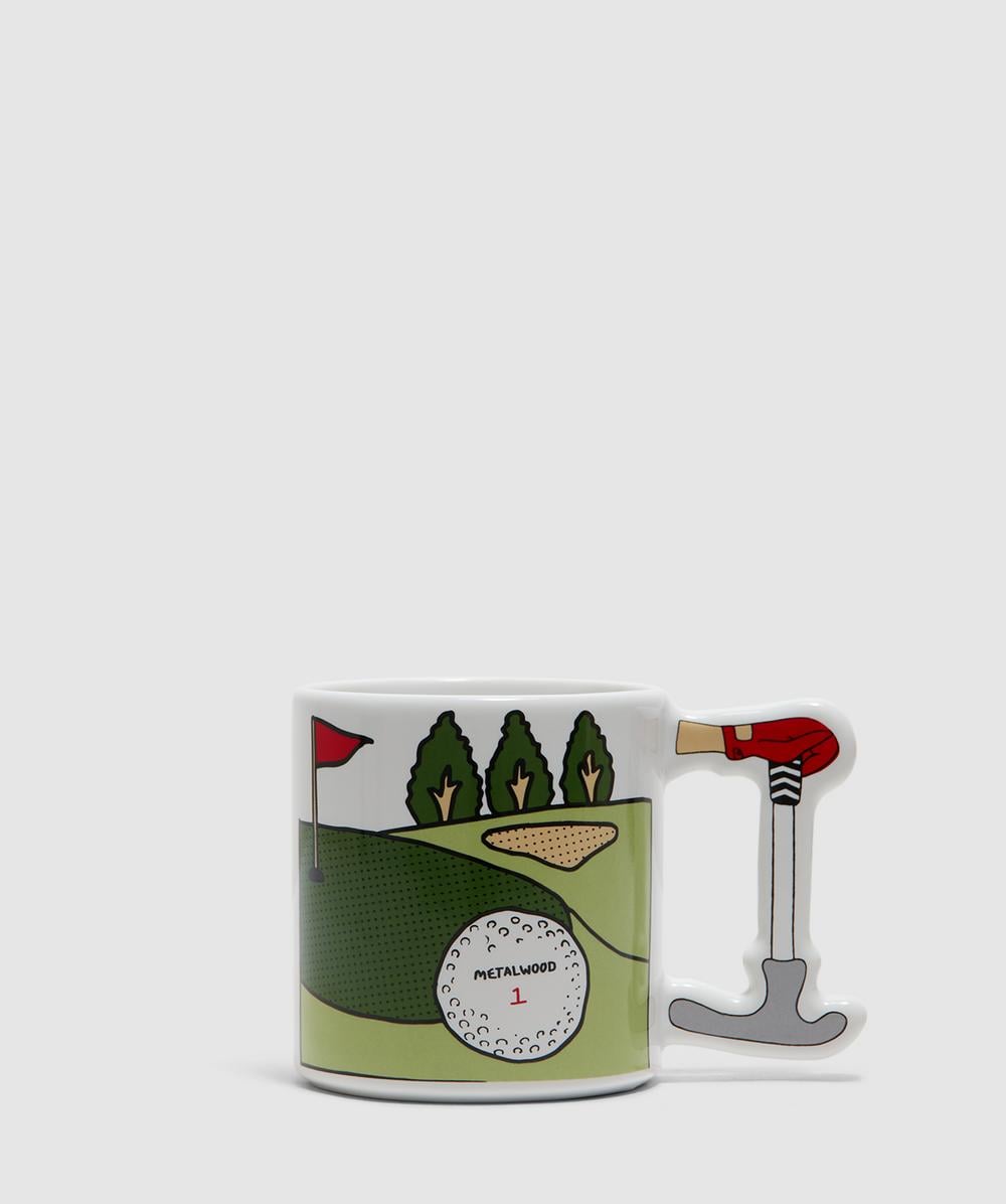 Metalwood Putt Putt Ceramic Mug (White - One Size) - Size ONE SIZE, Unisex