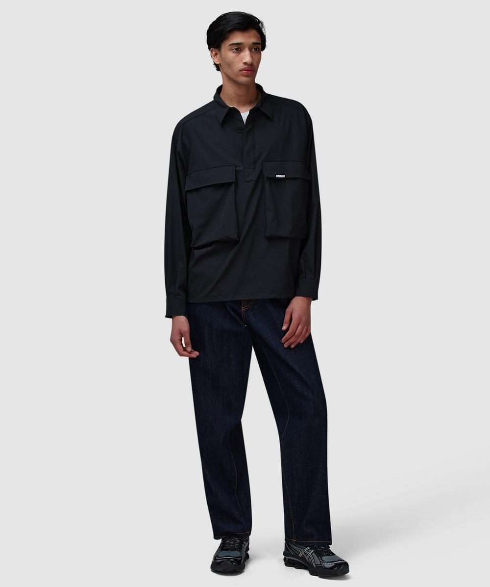Metalwood Ripstop overshirt | BLACK | SEVENSTORE
