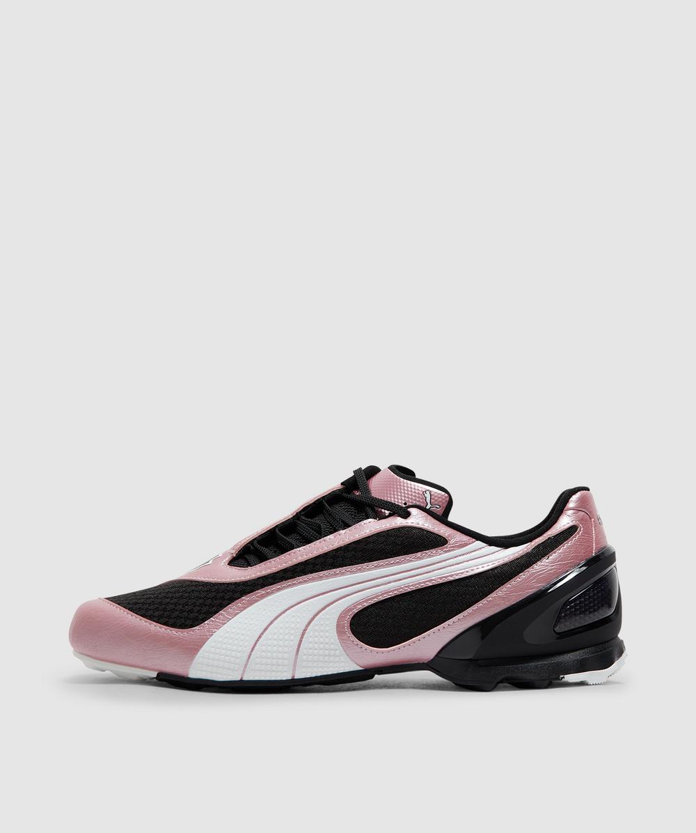 Puma V-S1 Metallic Sneaker (Puma Black-Poised Pink - 3) - Size 3 - Women's, Unisex