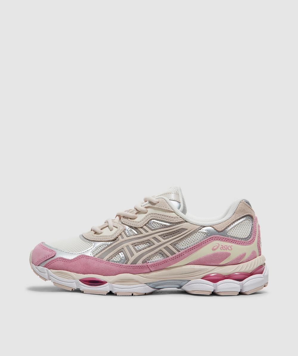 Asics Men's White Gel-Nyc Sneaker (White/ Pink/ Silver - 11) - Size 11