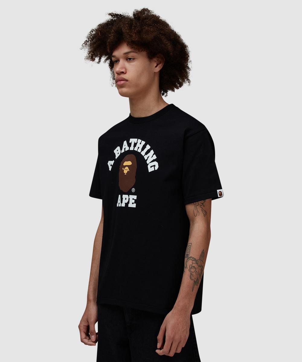 BAPE - A Bathing Ape College t-shirt | BLACK | SEVENSTORE