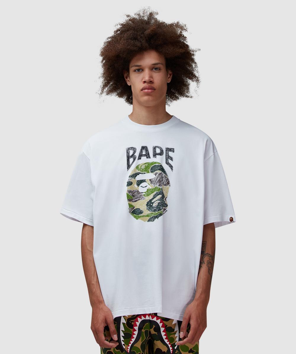 Bape - A Bathing Ape Abc Camo Hand Draw Ape Head T-shirt